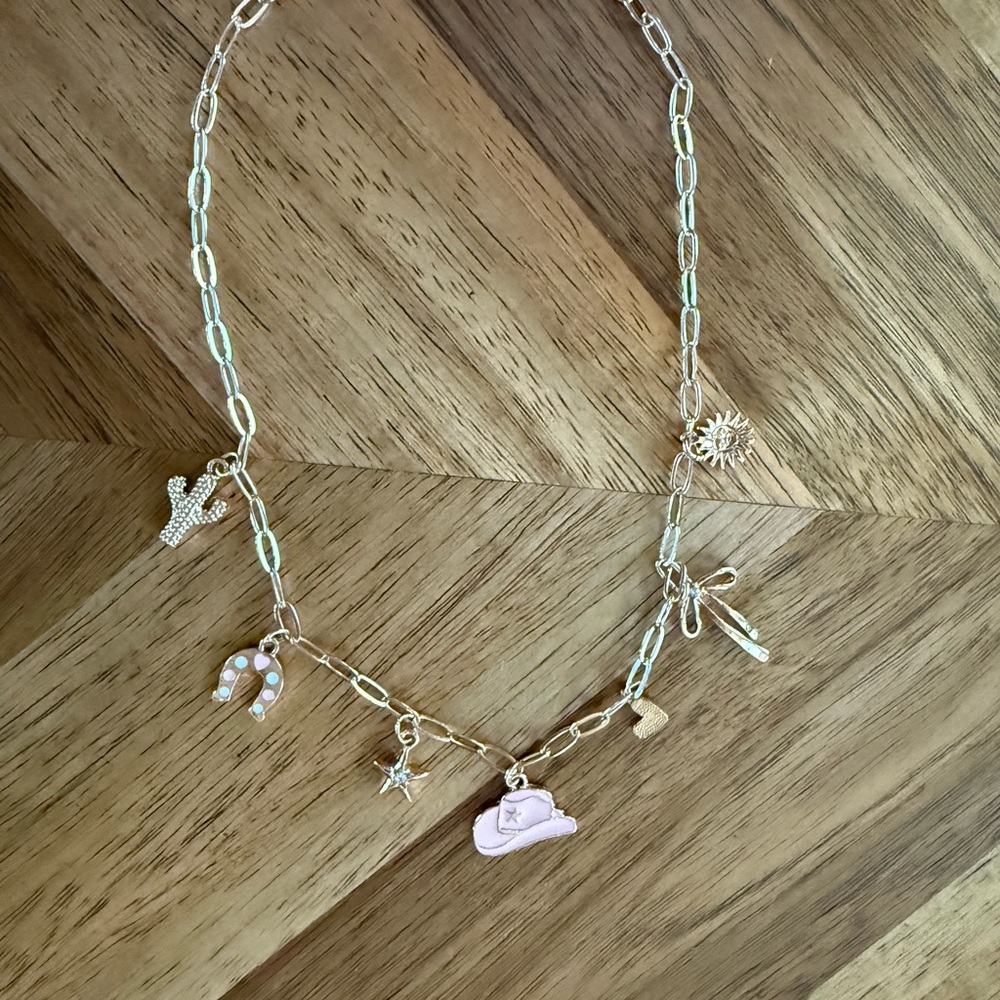 Gold Charm Necklace